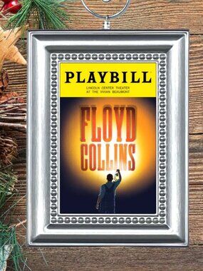 Floyd Collins Broadway Musical Playbill Christmas Tree Ornament